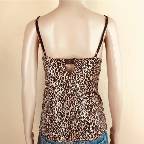 Euc-victoria Secret Very Sexy Leopard Plunging Push Up Bra CamisoleTop Size 34B - Picture 4 of 16